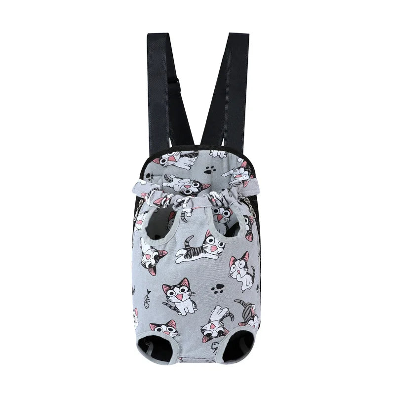 Adjustable Pet Carrier Backpack for Cats & Small Dogs
