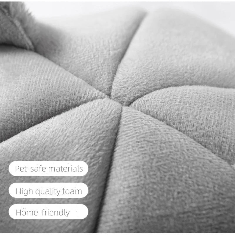 Cat Ear Pet Bed – Soft, Warm & Washable Bed for Small to Large Cats