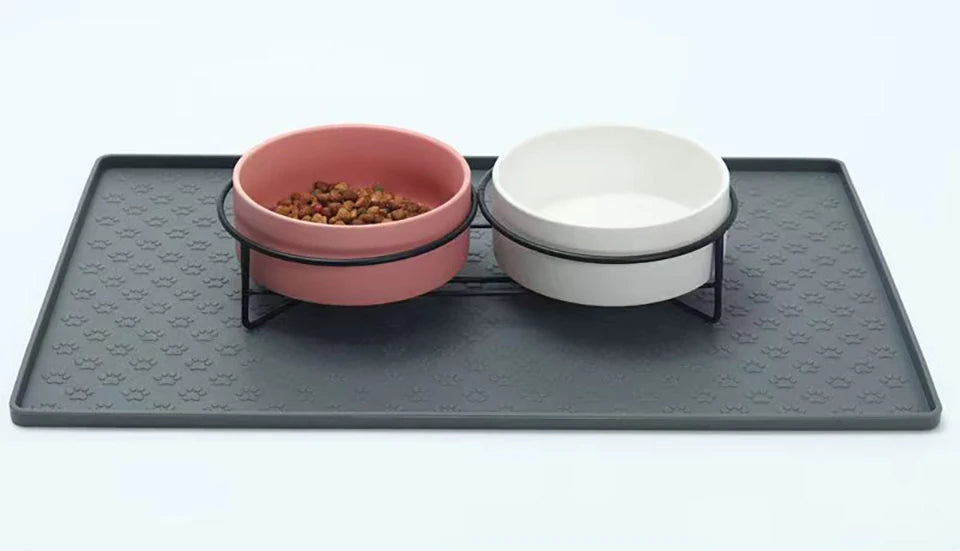 Pet Placemat – Silicone Waterproof Feeding Mat for Cats & Dogs Bowl Pad