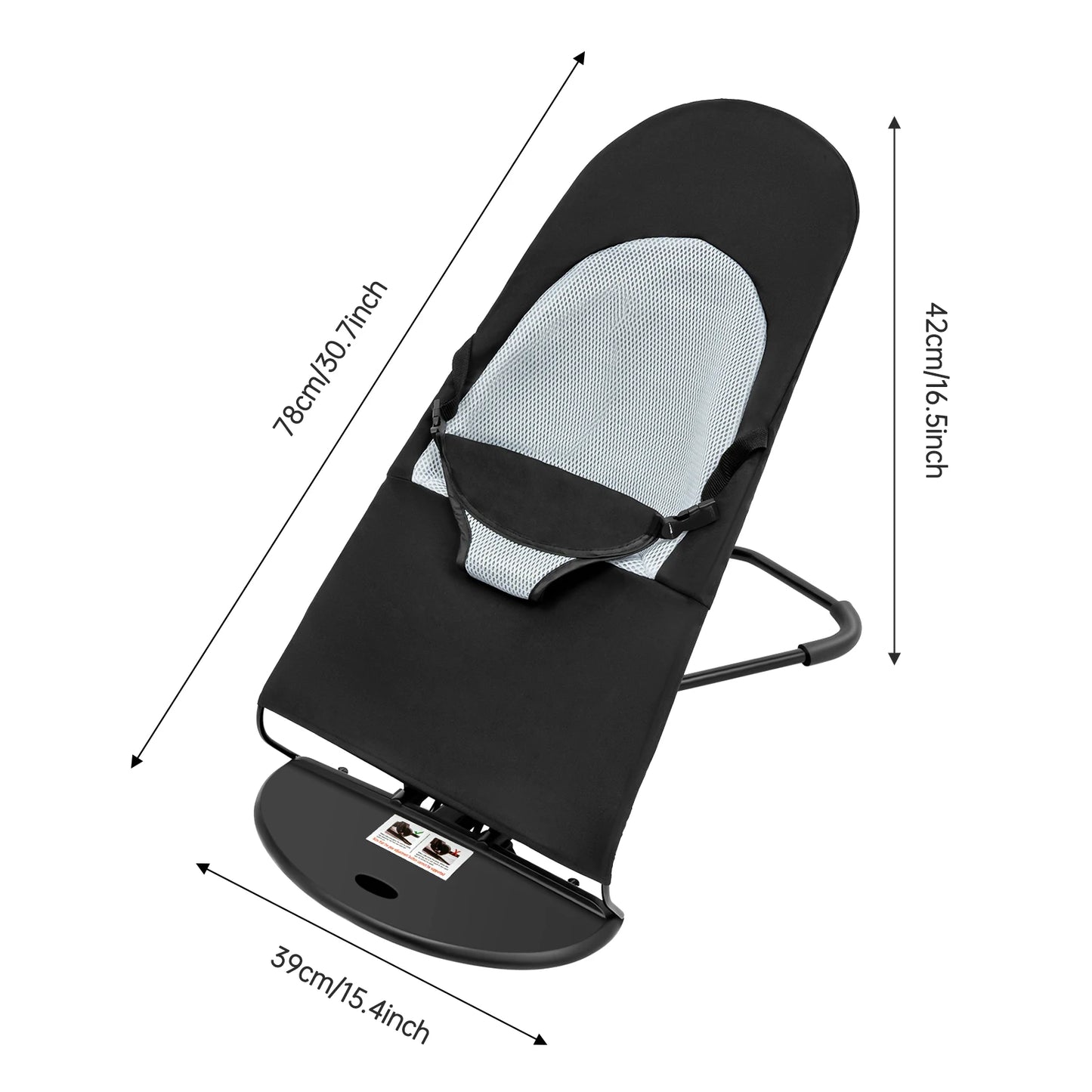 Pet Rocker Chair – Foldable Adjustable Dog Bed