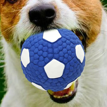Interactive Dog Ball Toy – Tough Bouncy Chew Ball for Puppies