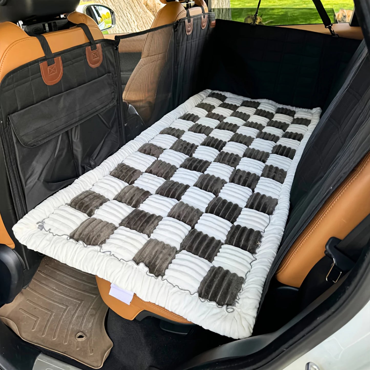 Warm Washable Anti-Slip Pet Bed & Blanket Mat for Car, Sofa & Couch