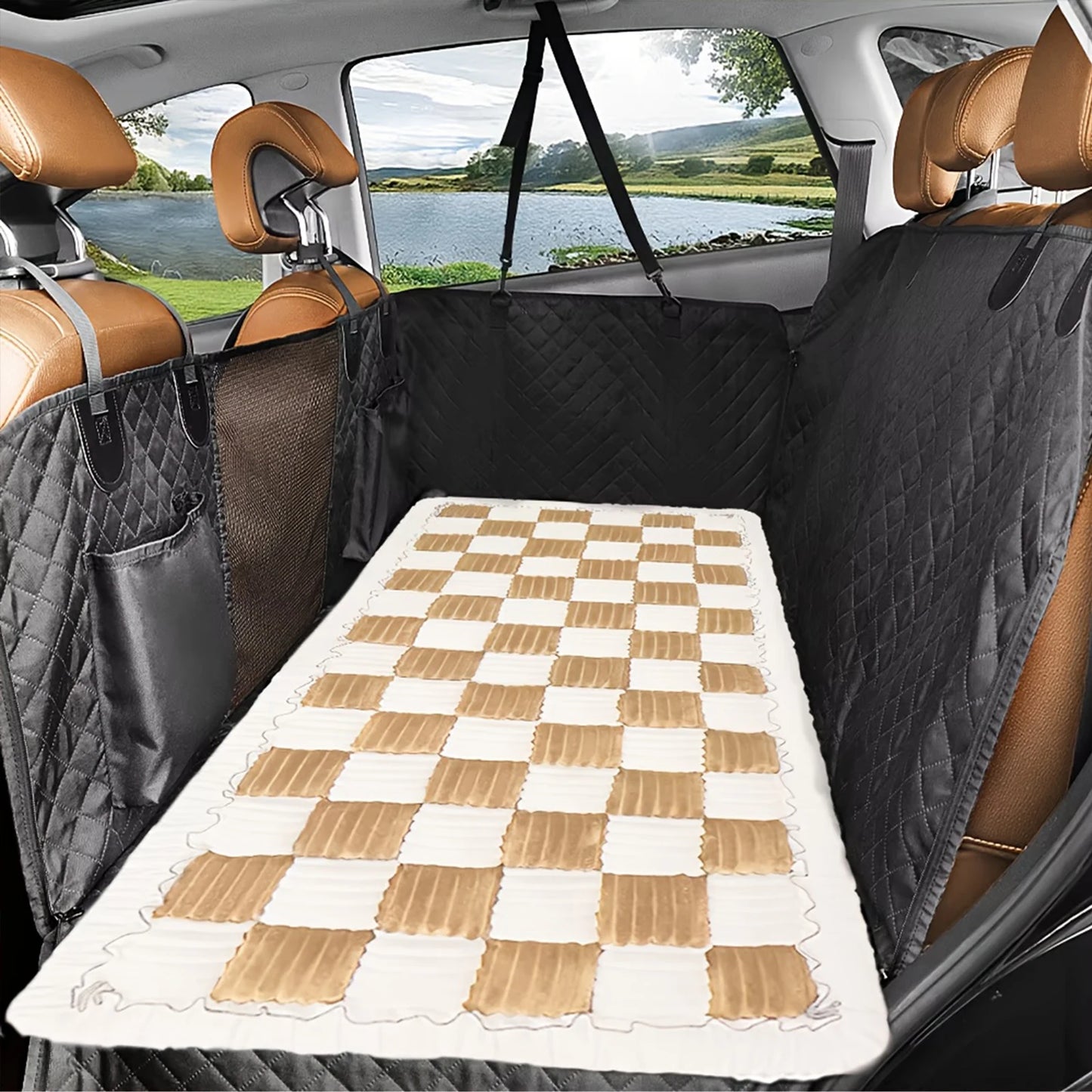 Warm Washable Anti-Slip Pet Bed & Blanket Mat for Car, Sofa & Couch