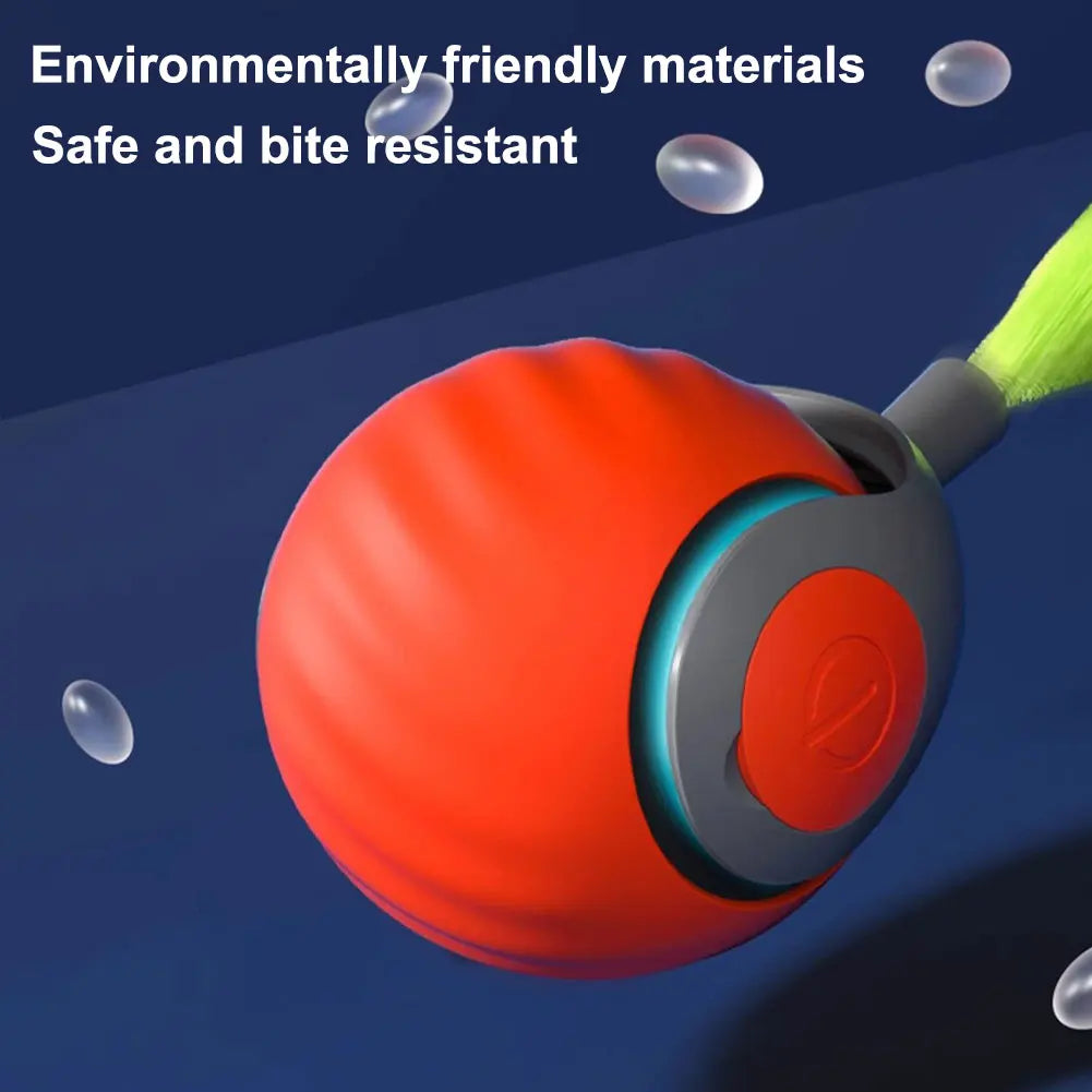 Smart Interactive Pet Ball – Automatic Moving & Bouncing Rechargeable Toy