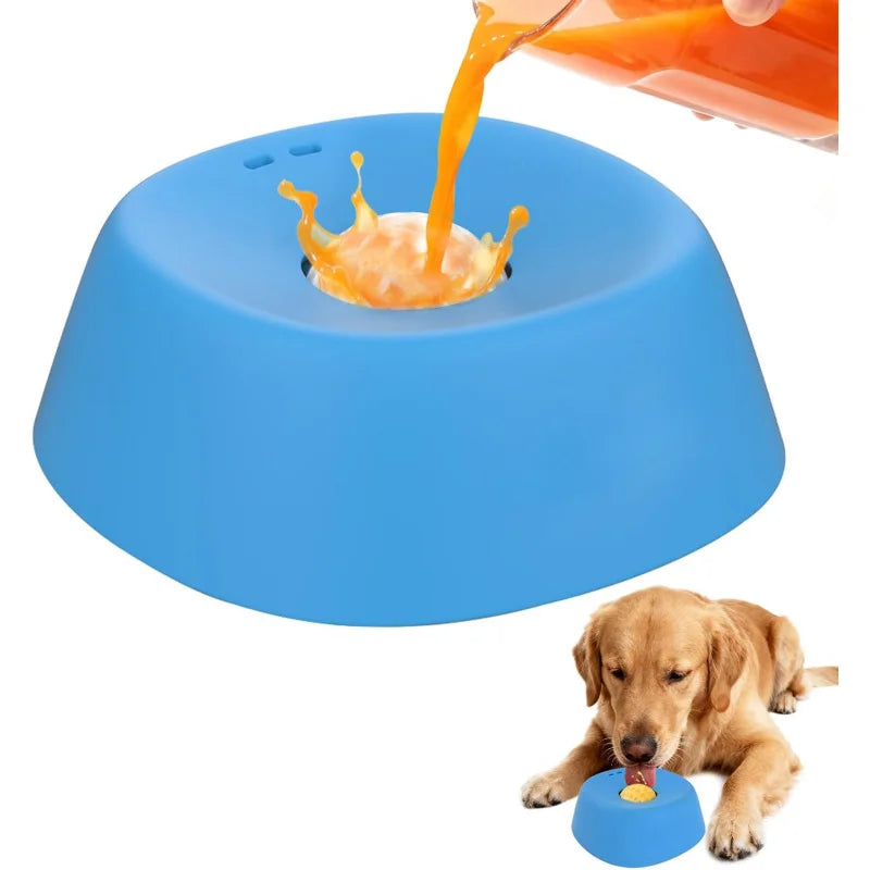 Anti-Choking Slow Feeder Dog Bowl – Non-Slip Lick Bowl for Treats, Broth & Yogurt