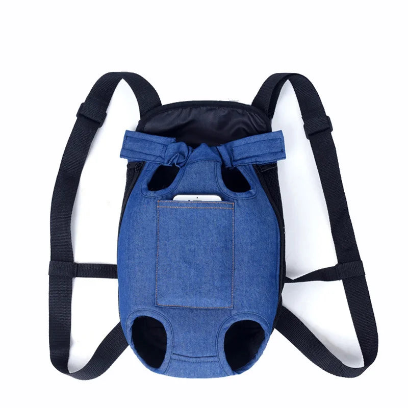 Adjustable Pet Carrier Backpack for Cats & Small Dogs