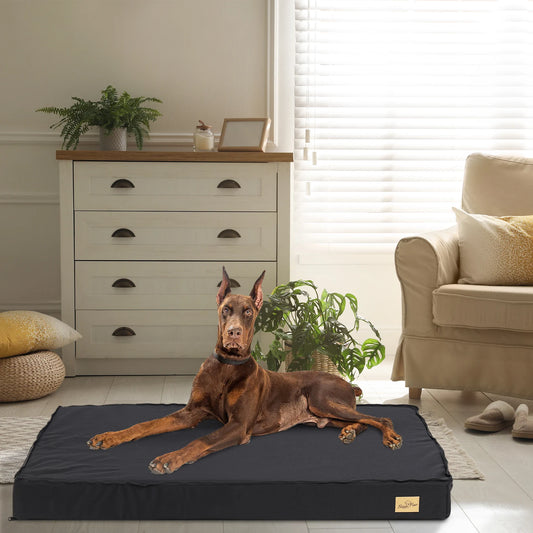 Orthopedic Dog Bed with Waterproof Lining & Washable Cover
