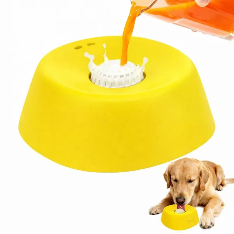 Anti-Choking Slow Feeder Dog Bowl – Non-Slip Lick Bowl for Treats, Broth & Yogurt