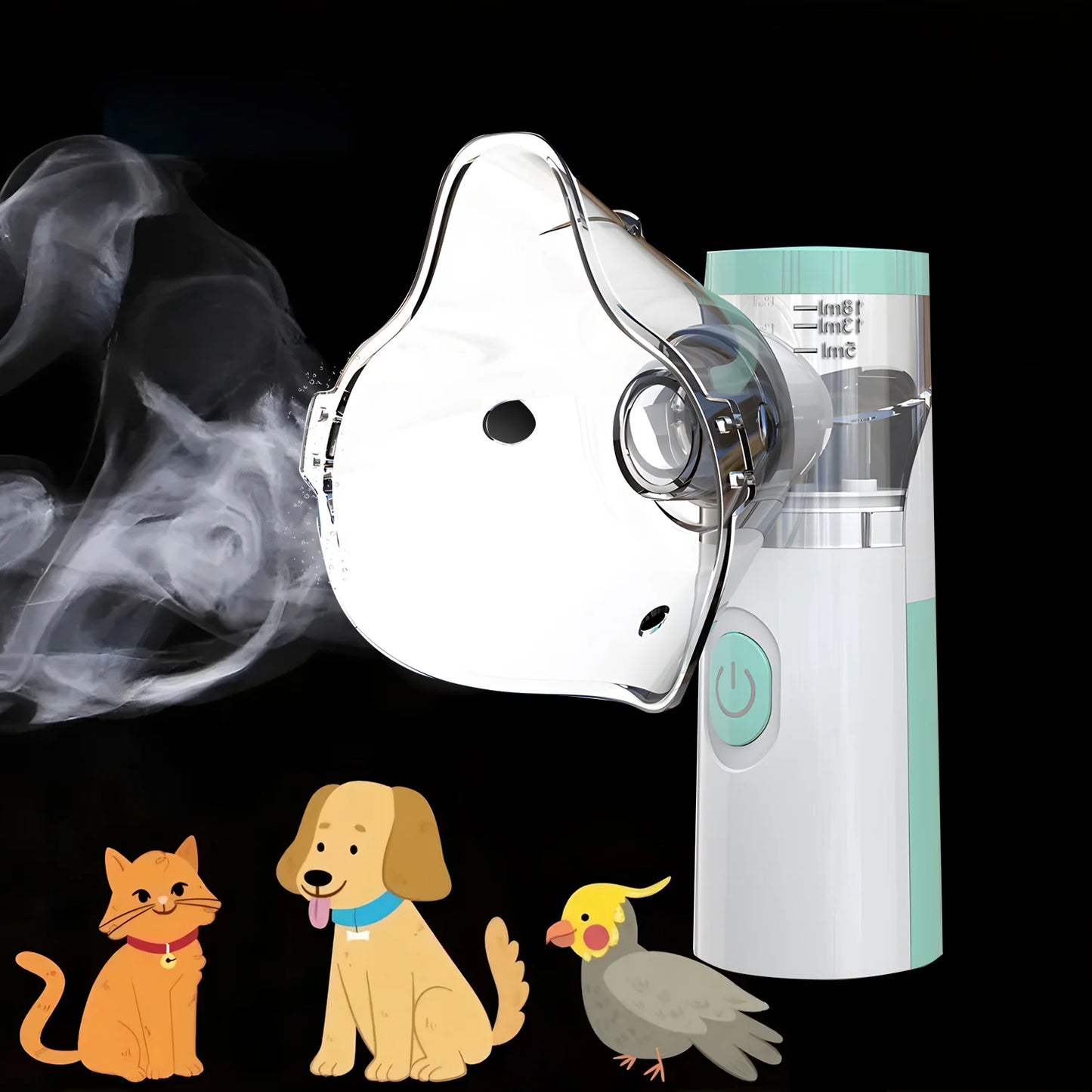 Pet Portable Nebulizer – Silent Medical Atomizer Inhaler for Animals