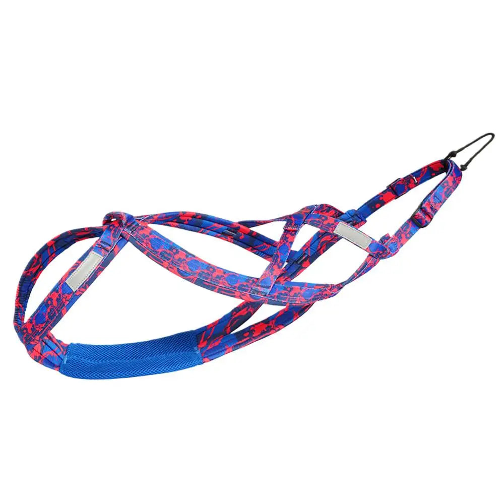 Dog Running Harness No-Pull Sport Training Bikejoring Skijoring Sled Harness