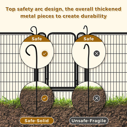 Foldable Metal Dog Playpen with Door – Indoor & Outdoor Puppy Fence