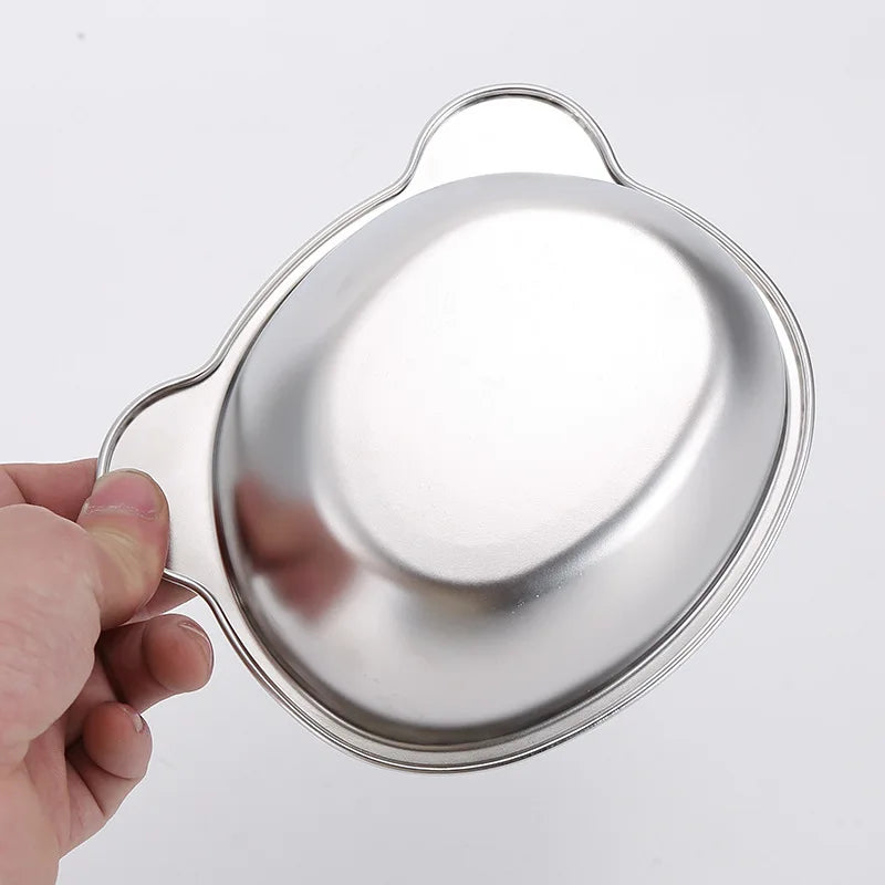 Tilted Stainless Steel Cat Bowl – Metal Stand Feeder for Food & Water (Cats & Kittens)