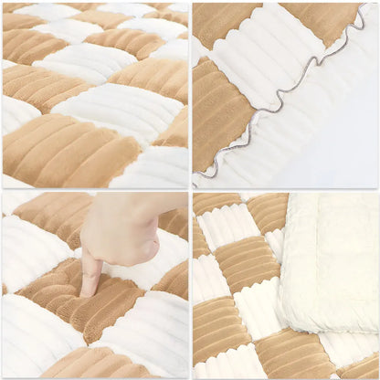 Warm Washable Anti-Slip Pet Bed & Blanket Mat for Car, Sofa & Couch