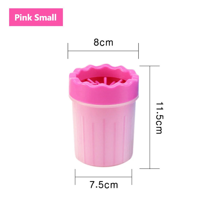 Pet Foot Wash Cup – Silicone Cleaning Brush for Dogs & Cats