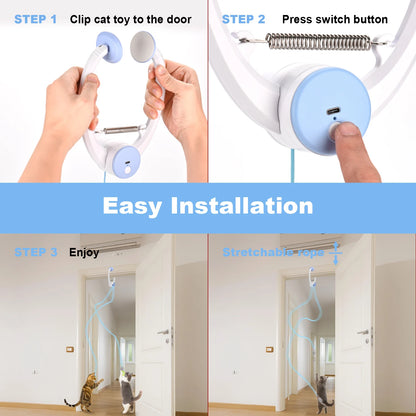 Automatic Hanging Cat Toy – USB Rechargeable Interactive Play Toy