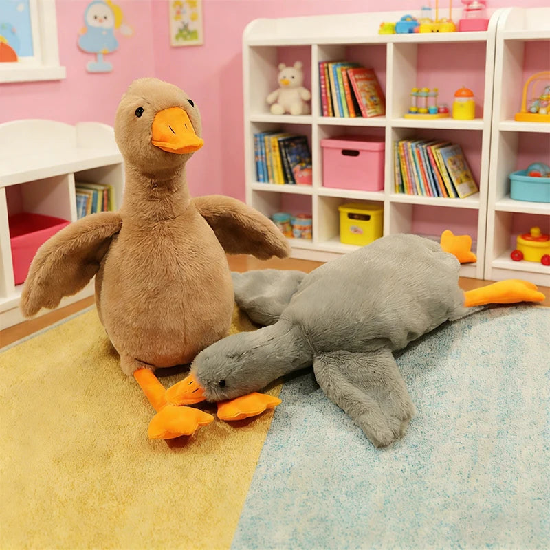 Goose Plush Pet Toy – Soft Anxiety Relief Companion for Dogs & Cats