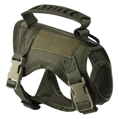 Tactical Pet Harness & Leash – Adjustable Vest with Handle for Cats & Small Dogs