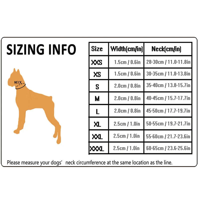 Padded Tactical Dog Collar – Adjustable Nylon Walking Collar for All Sizes