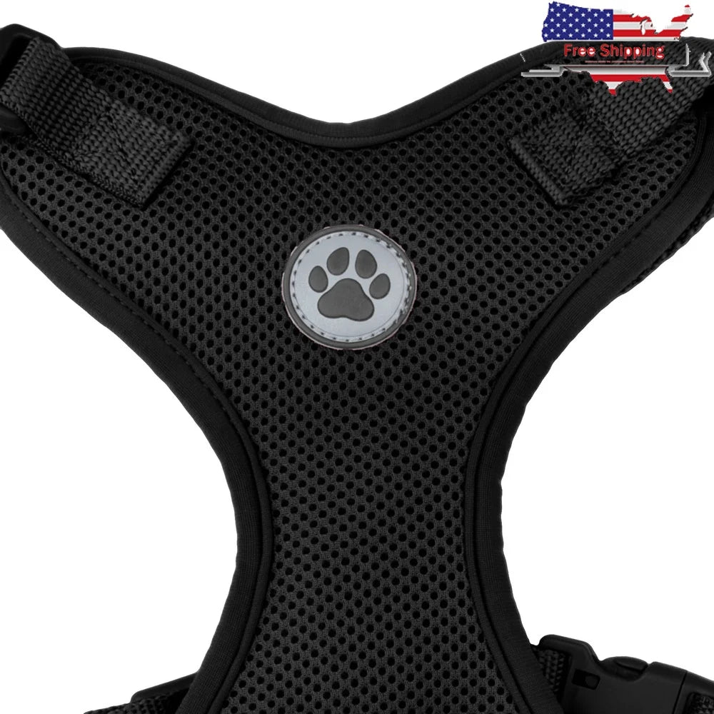 Reflective Adjustable Dog Harness – Breathable & Secure