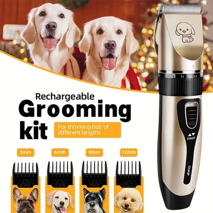 Pet Grooming Clippers – Electric Trimmer for Dogs & Cats