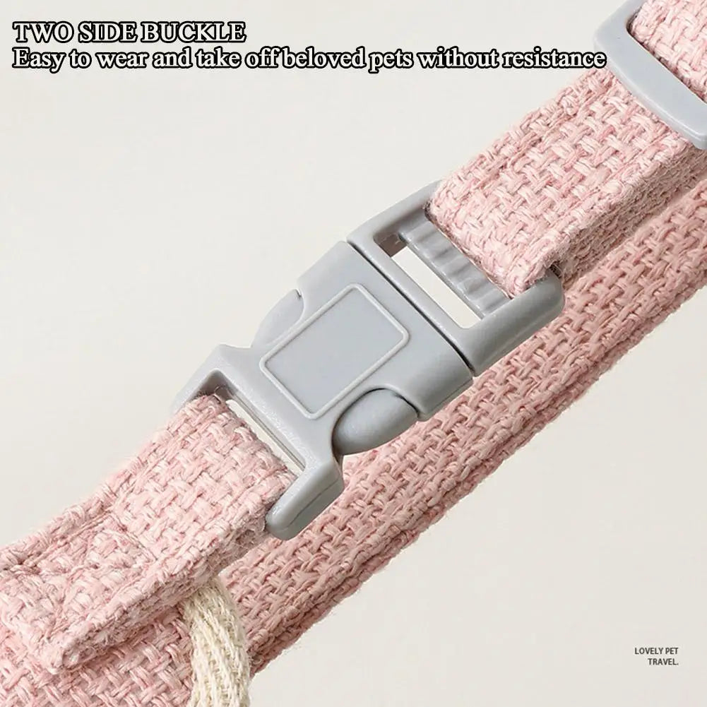 Breathable Pet Harness & Leash Set – Adjustable Vest for Small Dogs & Cats