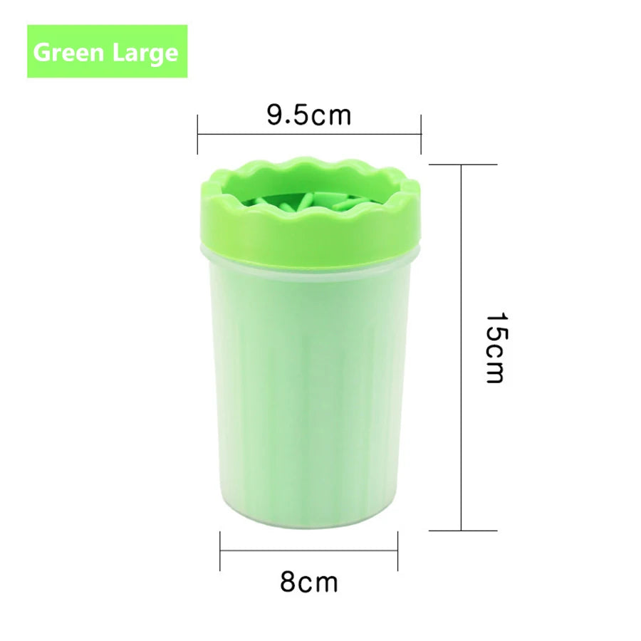 Pet Foot Wash Cup – Silicone Cleaning Brush for Dogs & Cats