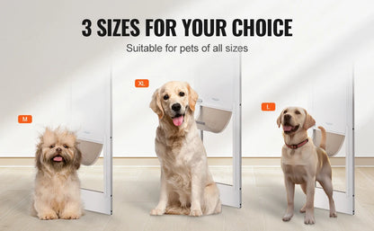 Adjustable Sliding Glass Dog Door – Aluminum Frame Pet Door