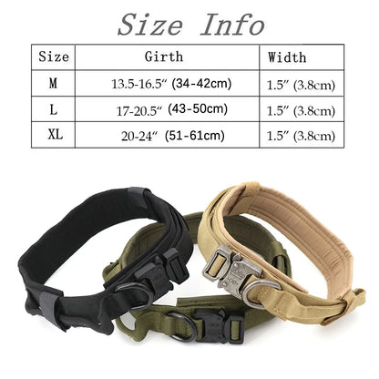 Tactical Dog Collar Set