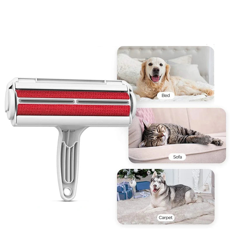 Pet Hair Remover Roller – Fur Cleaning Brush for Dogs & Cats (Car, Sofa & Clothes)